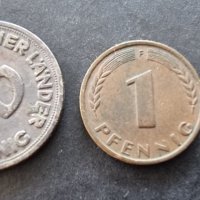 Монети . Германия. 1, 10 и 50 пфенига. 1949 година., снимка 4 - Нумизматика и бонистика - 38160553