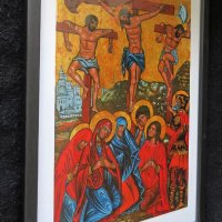Продавам 2 икони - Исус Христос и Разпятие Христово, снимка 2 - Икони - 44605691