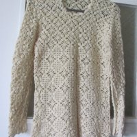 Плетена ефектна блуза, снимка 1 - Блузи с дълъг ръкав и пуловери - 36957168