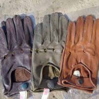 Ръкавици за шофиране естествена кожа , снимка 1 - Шапки - 12371713