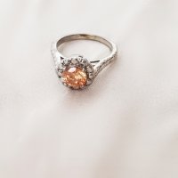 Прекрасен пръстен с кристал 510, снимка 1 - Пръстени - 38397180