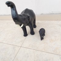 Две статуетки на слонове, снимка 6 - Антикварни и старинни предмети - 31771293