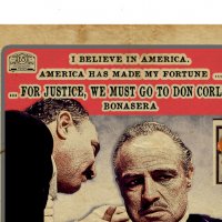 Кръстникът Дон Вито Корлеоне постер плакат The Godfather, снимка 4 - Картини - 35504359