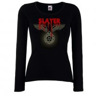 Разпродажба! Дамска тениска SLAYER 6, снимка 1 - Тениски - 32013321