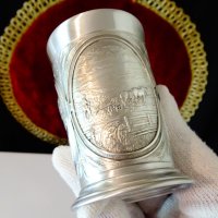 Чаша от калай с Орач,Жътва,Ферма. , снимка 10 - Антикварни и старинни предмети - 42752482