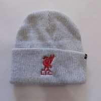 зимна шапка liverpool 47 brand оригинална футболна спортна мъжка сива, снимка 1 - Шапки - 44202675