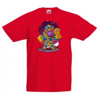 Детска тениска Marvel Thanos Игра,Изненада,Подарък,Геймър,, снимка 4 - Детски Блузи и туники - 36735413