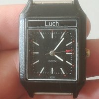 Часовник Luch. Quartz. USSR. Vintage watch. Ретро модел. Рядък , снимка 1 - Мъжки - 42716641