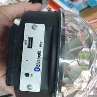 Bluetooth Диско лампа с вградени тонколонки + Флашка USB LED Light, снимка 14 - Настолни лампи - 16604136