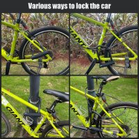 Водоустойчива ключалка за велосипед против кражба, снимка 6 - Части за велосипеди - 42840625