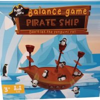 Баланс игра - Pirate Ship - срещу - Pinguin - тухла игра, снимка 1 - Конструктори - 42319386
