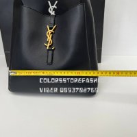 Луксозна Черна чанта YSL код SG235, снимка 5 - Чанти - 38525835