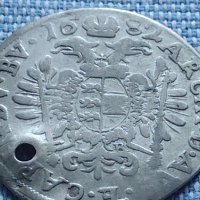 Сребърна монета 6 кройцера 1682г. Сент Виет Каринтия Леополд първи 13782, снимка 8 - Нумизматика и бонистика - 42915784