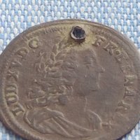 Стар рядък жетон Луи XV Франция за КОЛЕКЦИОНЕРИ 28692, снимка 5 - Други ценни предмети - 42890770