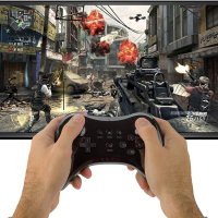 Nintendo Wii U Pro Controller - Black, снимка 9 - Аксесоари - 44463422