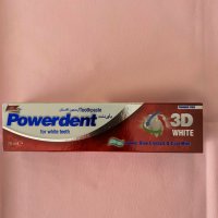 Паста за зъби “POWERDENT” за избелване и здрави венци, снимка 3 - Козметика за лице - 37522303