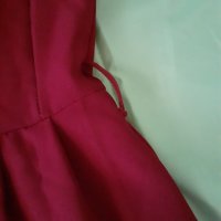 Рокля в цвят бордо, снимка 5 - Рокли - 33877692