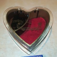 memory-музикална кутия сърце-15х15х6см-внос франция, снимка 1 - Колекции - 29592530