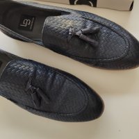Мъжки официални обувки, естествена кожа, 45 номер , снимка 3 - Официални обувки - 42822840
