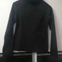 Черно поло, снимка 3 - Блузи с дълъг ръкав и пуловери - 39007190