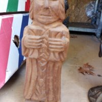 Стара дървена фигура , снимка 1 - Други ценни предмети - 34566359