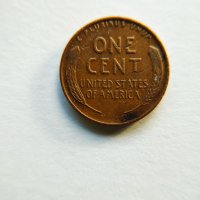  Lincoln Wheat Penny монета- част от историята на USA   , снимка 3 - Нумизматика и бонистика - 42633437