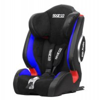 Детска Седалка за Кола SPARCO 9-36 кг ISOFIX, черно-син с Хомологация ECE R44/04, снимка 1 - Столчета за кола и колело - 31184929