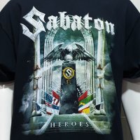 Нова мъжка тениска със ситопечат на музикалната група SABATON - Heroes, снимка 8 - Тениски - 30162547