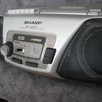 SHARP QT-CD 111 BOOMBOX Радиокасетофон CD от 80те, снимка 1 - Радиокасетофони, транзистори - 39026447