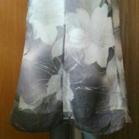 Дамски комплект от пола и блуза в сиво и синьо👗🍀M/L,L👗🍀арт.653, снимка 3 - Комплекти - 29718430