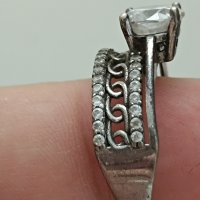  Красив сребърен пръстен #41ГП, снимка 3 - Пръстени - 44404500