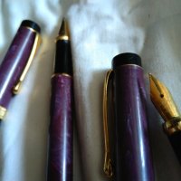 Комплект писалка Иридиум пойнт Германия и две химикалки-едната ролер, снимка 9 - Ученически пособия, канцеларски материали - 29428192