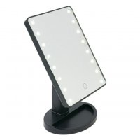 Огледало за гримиране с лампа - черно, снимка 4 - Други - 31510260