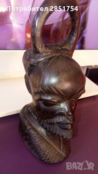 Стара африканска фигурка от абаносово дърво, снимка 1