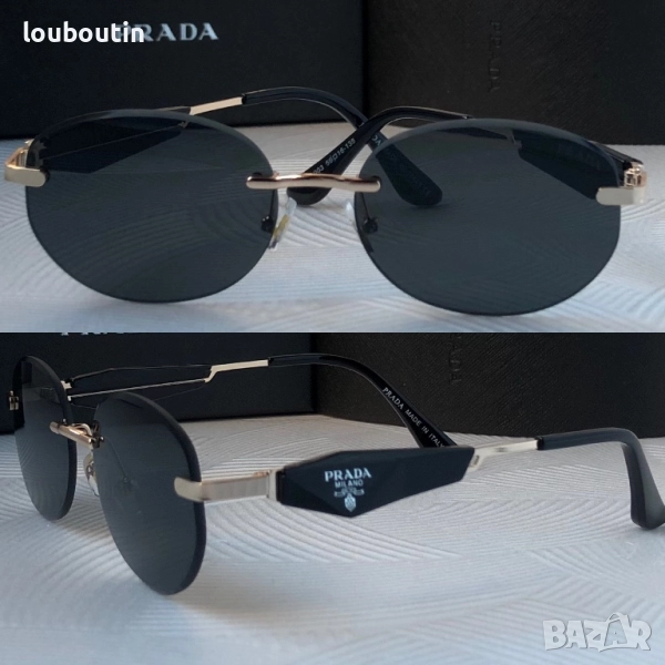 Дамски слънчеви очила кръгли овални елипса 2 цвята златни черни, снимка 1