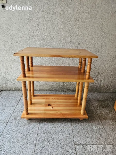 ТВ шкаф от масив/чам, снимка 1