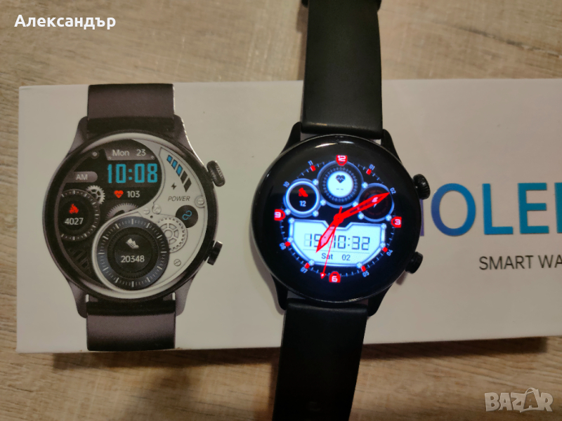 Смарт Часовник HK8 PRO - телефонни обаждания от часовника. AMOLED дисплей. Много екстри!, снимка 1