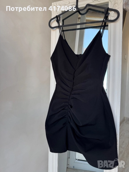 Черна рокля ZARA, снимка 1