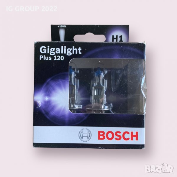 BOSCH H7 Gigalight Plus 120% 12V халогенни крушки, снимка 1
