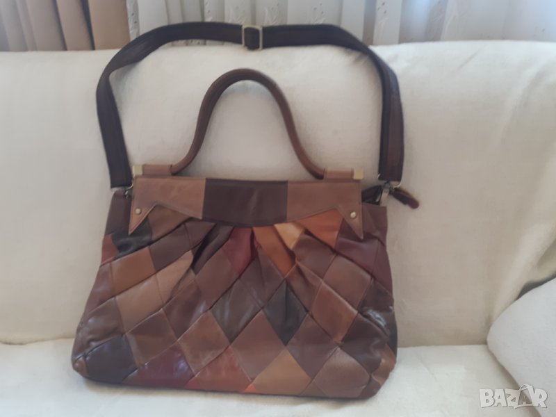Дамска чанта от естествена кожа, снимка 1