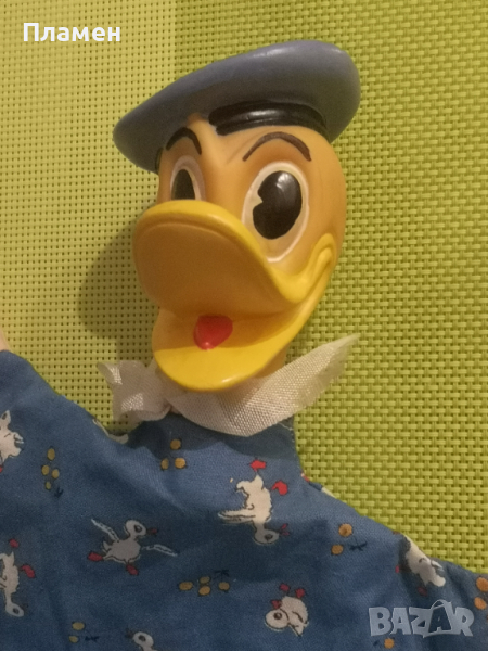 Доналд Дък - Стара кукла за театър , снимка 1