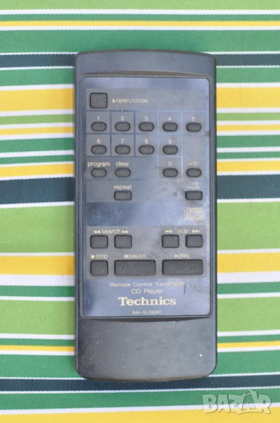 Оригинално дистанционно Technics Remote Control Transmitter CD Player RAK-SL3006E, снимка 1