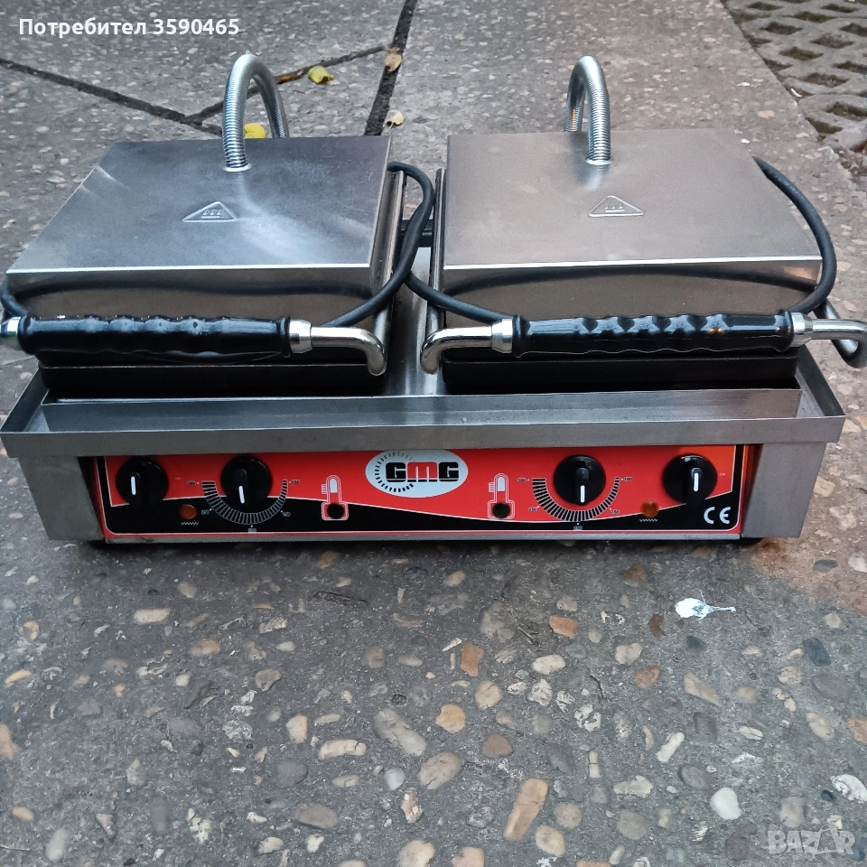 Двоен професионален гофретник, снимка 1