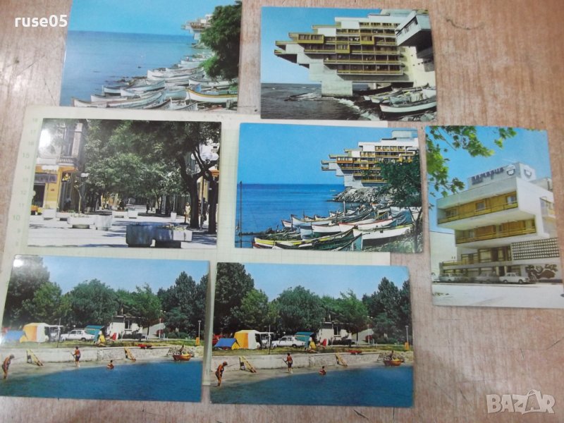 Лот от 7 бр. картички "Поморие", снимка 1