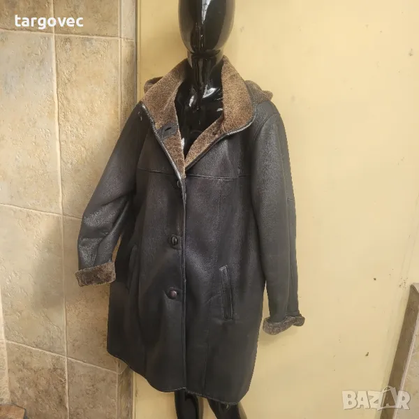 кожено палто кожух с гугла, снимка 1
