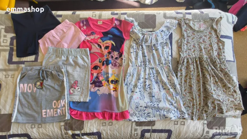  Лот дрехи за момиче размер 128, снимка 1