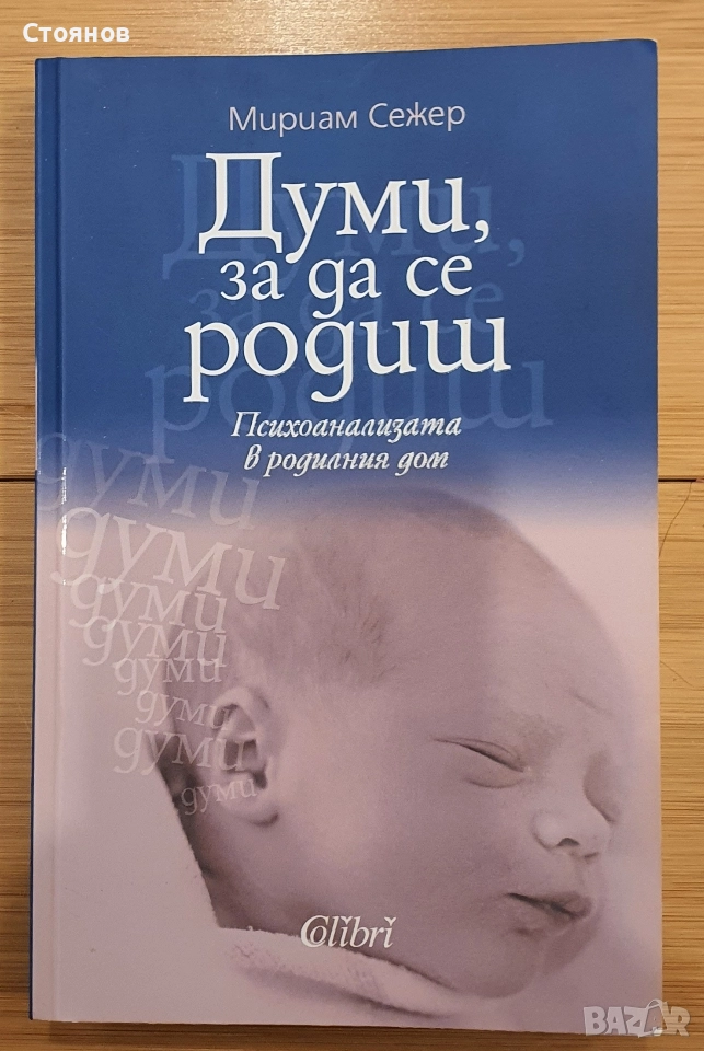 Думи, за да се родиш. Психоанализата в родилния дом Мириам Сежер, снимка 1