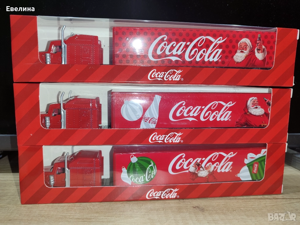 Разменям 2 камиончета на Кока Кола 2025 за количка на Шел 2025, снимка 1