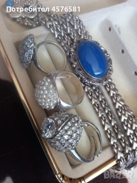 сребърни пръстени 925 маркировка, снимка 1