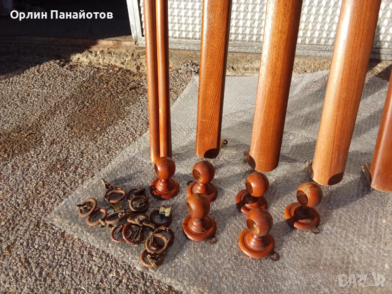 старинни дървени корнизи /ретро/, снимка 1